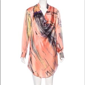 Elizabeth and James Silk Mini Dress